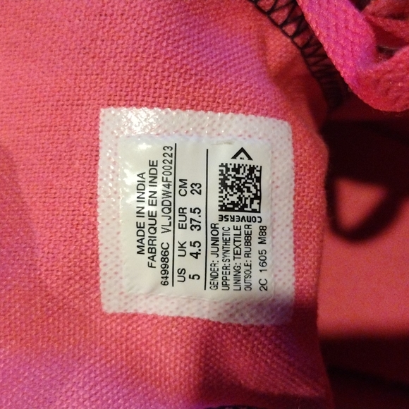 Pink Shimmer Converse Sneakers - Picture 6 of 6